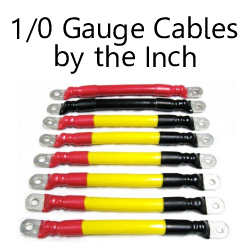 1/0 Gauge Cables By The Inch C to C